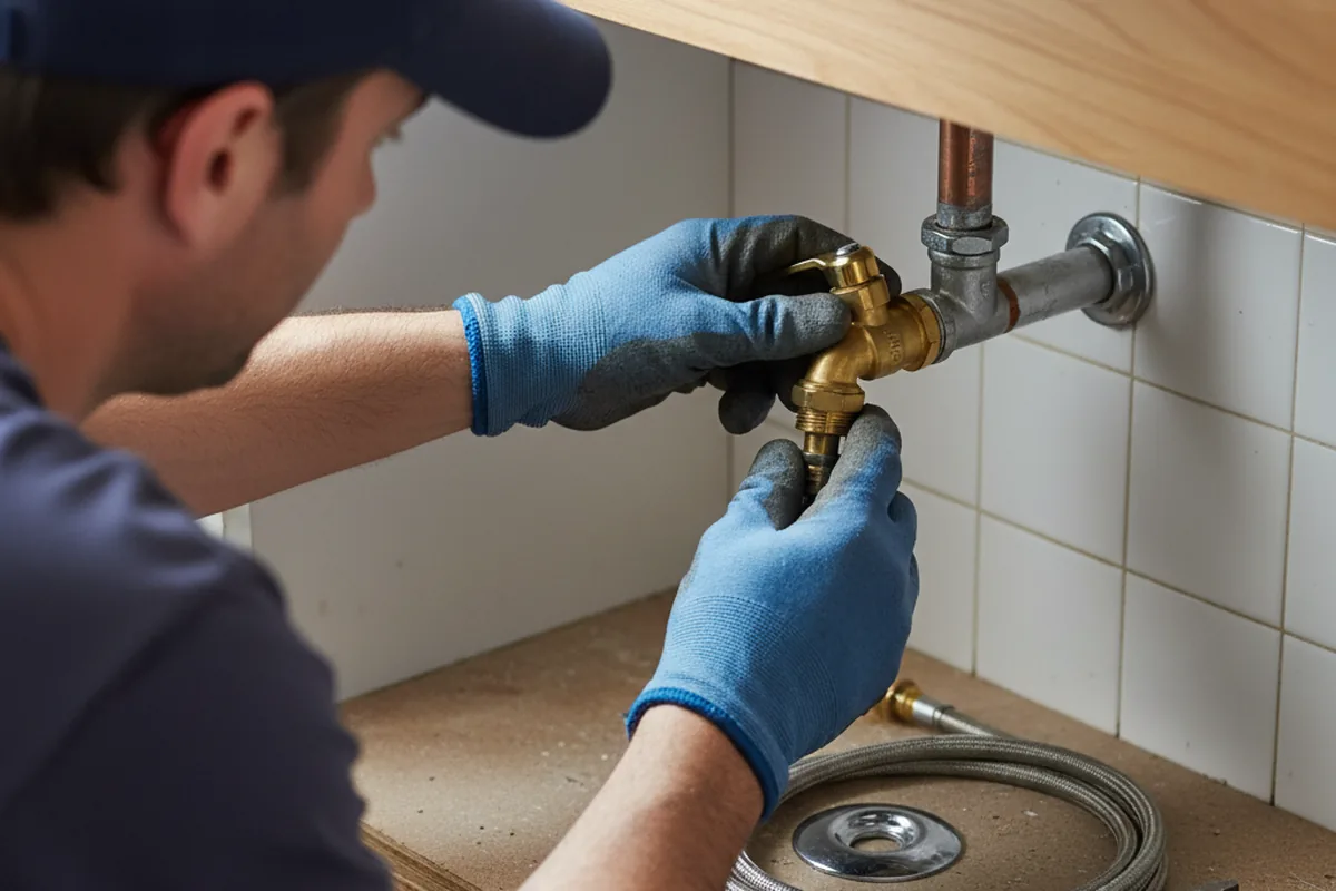 Shutoff valve and fitting work during Emergency Plumbing in Point Pleasant